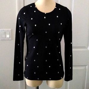 Poof Silver Skulls Top 💀